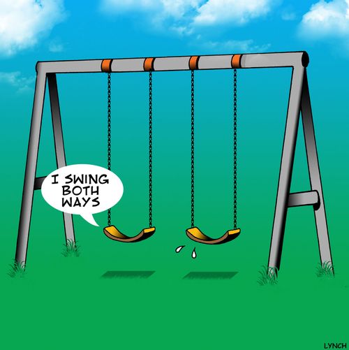 "I swing both ways."