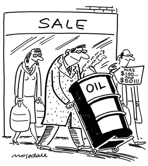 falling oil prices bargain barrel