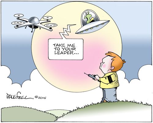 "Take me to your leader."