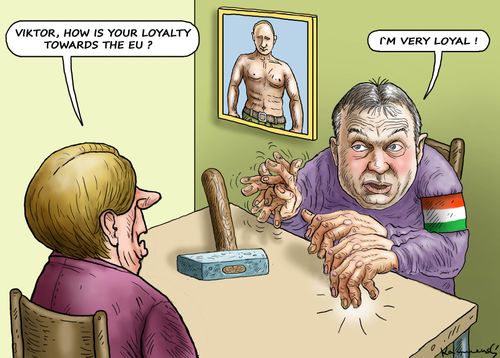 Merkel visits Hungary