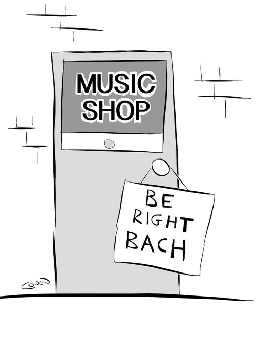 Music Shop - Be Right Bach