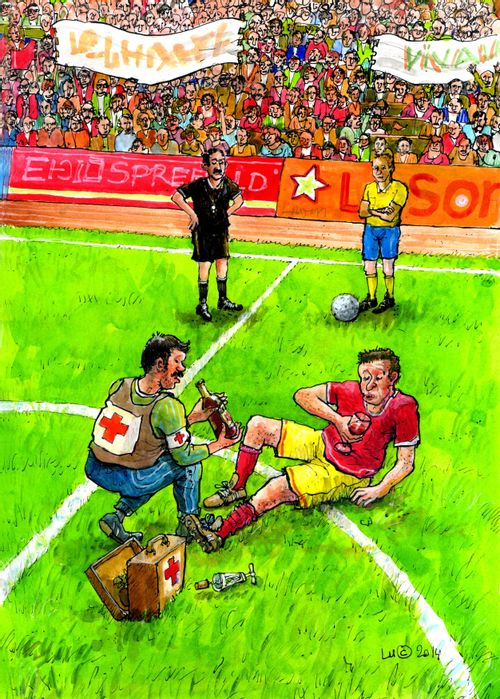 Injured player