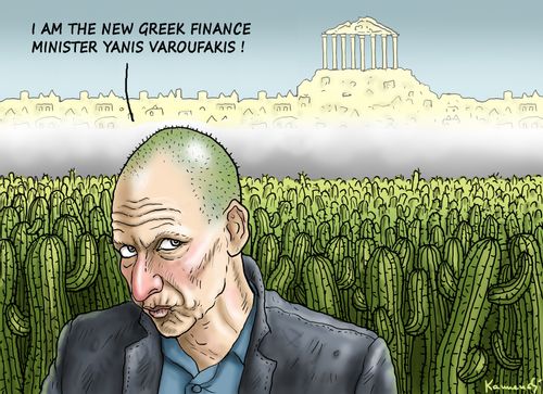 "I am the new Greek Finance Minister Yanis Varoufakis!"
