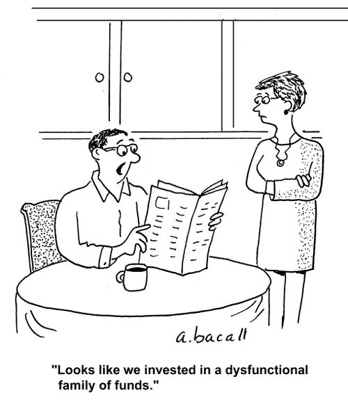 "Looks like we invested in a dysfunctional family of funds."