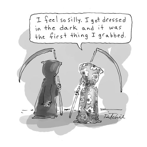 "I feel so silly. I got dressed in the dark and it was the first thing I grabbed."