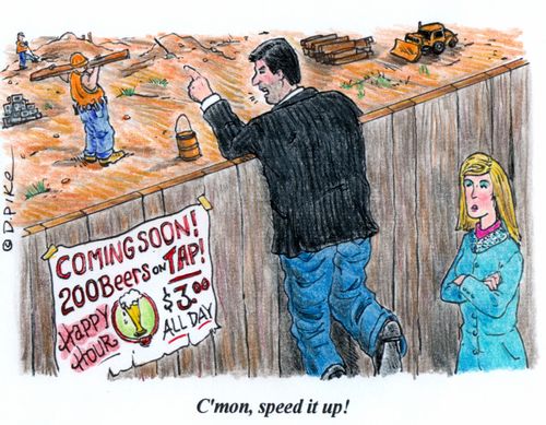 "C'mon, speed it up!"