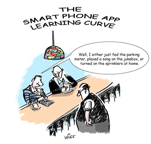 The smartphone app learning curve