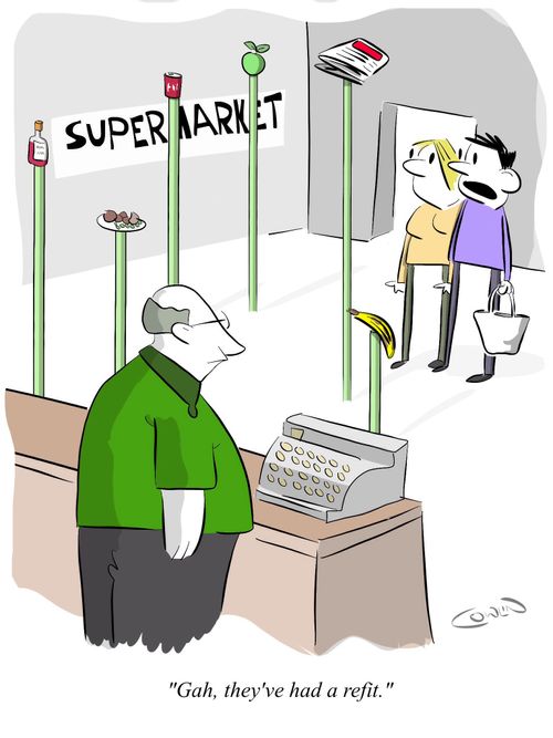 "Gah, they've had a refit."