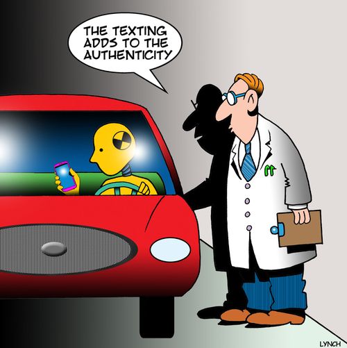 "The texting adds to the authenticity."