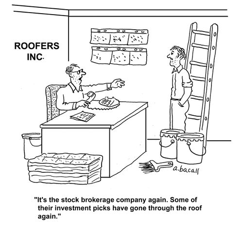"It's the stock brokerage company again. Some of their investment picks have gone through the roof again."