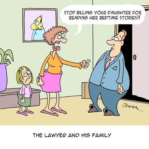 "Stop billing your daughter for reading her bedtime stories!!"