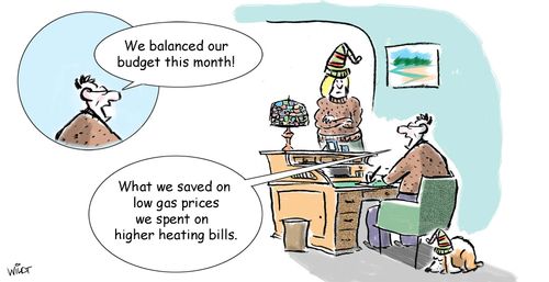 "We balanced our budget this month!"
