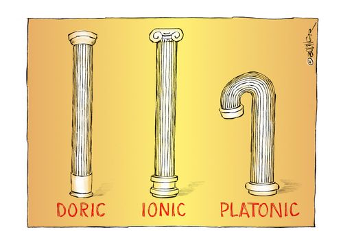 Doric, Ionic and Platonic.