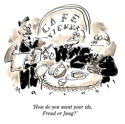 "How do you want your ids, Freud or Jung?"