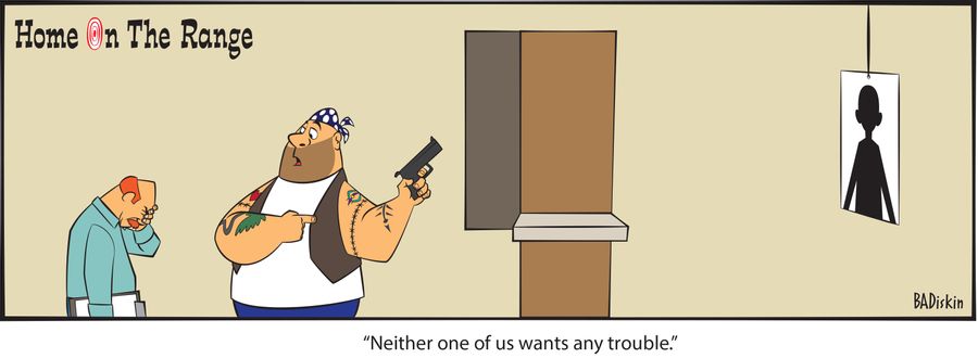 "Neither one of us wants any trouble."