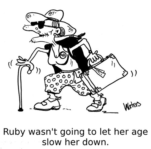 Ruby wasn't going to let her age slow her down.