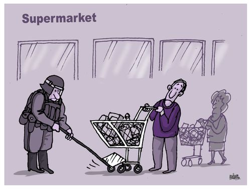 Supermarket Bomb Threat.
