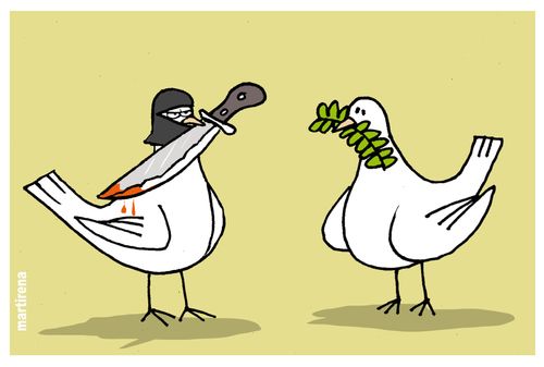 The Doves of Peace and War.