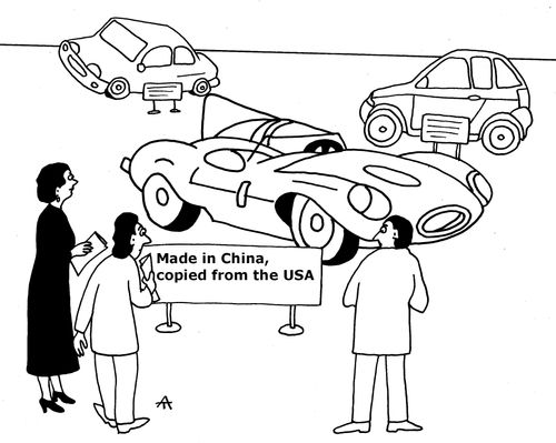 Made in China, copied from the USA.