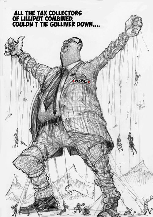 All the Tax collectors of Lilliput combined, couldn't tie Gulliver down...