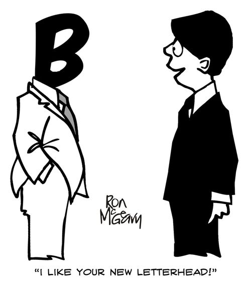 "I like your new letterhead!"