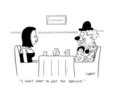 "I don't want to get too serious."