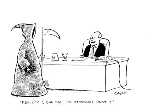 "Really? I can call my attorney first?"