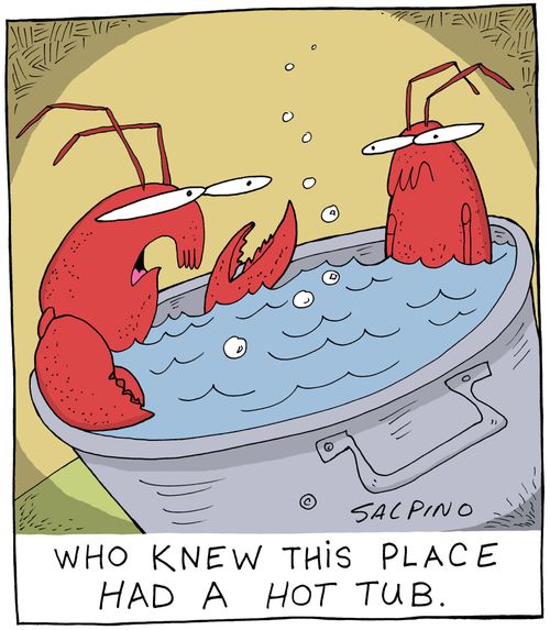 Who knew this place had a hot tub.