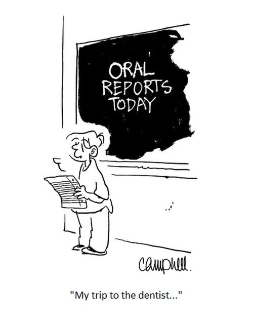 "My trip to the dentist..."