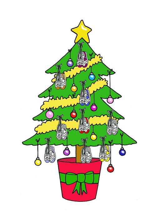 Christmas tree for runners.