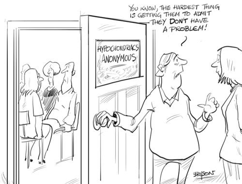 "You know, the hardest thing is getting them to admit they don't have a problem!"