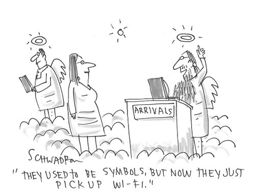 "They used to be symbols, but now they just pick up wi-fi."