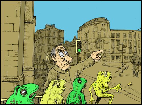 Frogs in Bath