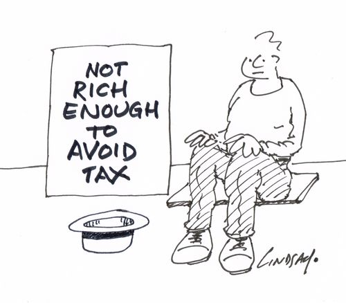 Not rich enough to avoid tax