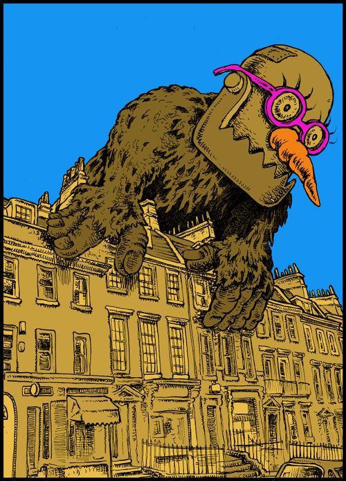 Giant Monster in Bath
