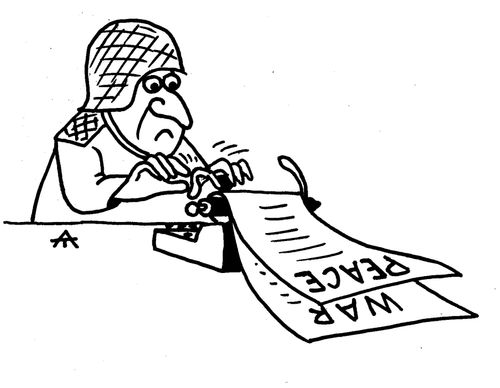 General Writing War and Peace
