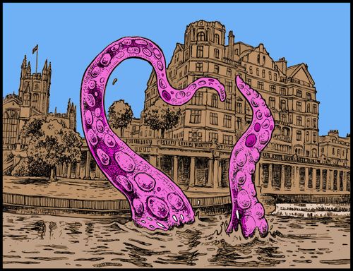 Giant Squid attack