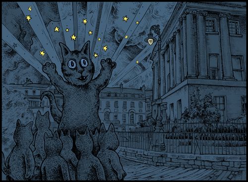 Enlightened cat