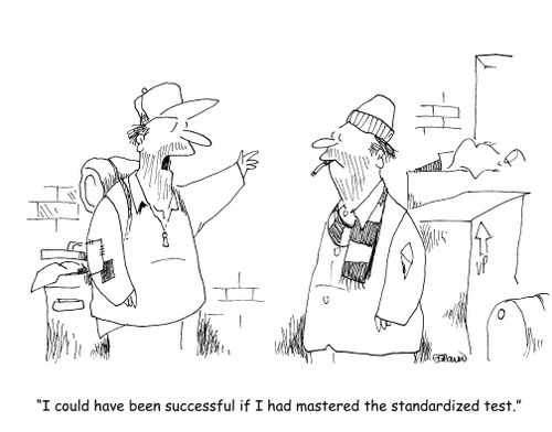"I could have been successful if I had mastered the standardized test."
