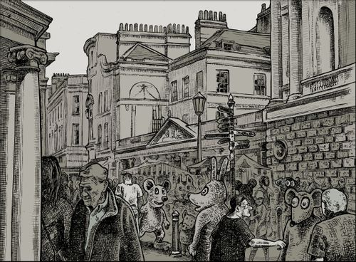 Strange Crowds in Bath