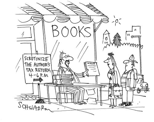 Meet the Author - Scrutinize his Tax Returns.