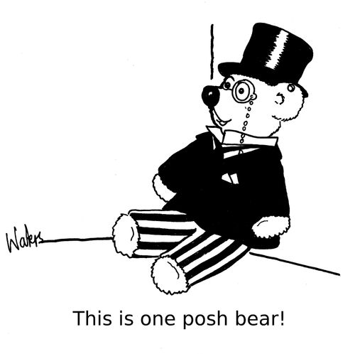 This is one posh bear!