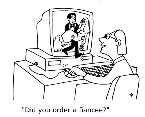 "Did you order fiancee?"