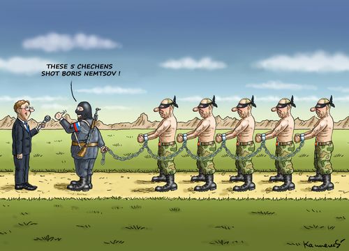 "These 5 Chechens shot Boris Nemtsov!"