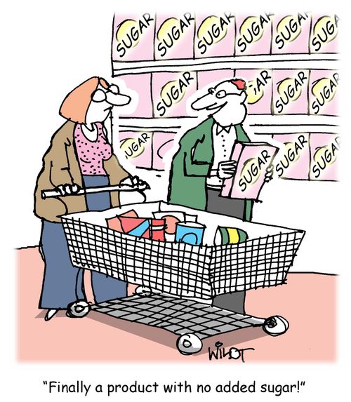 "Finally a product with no added sugar!"
