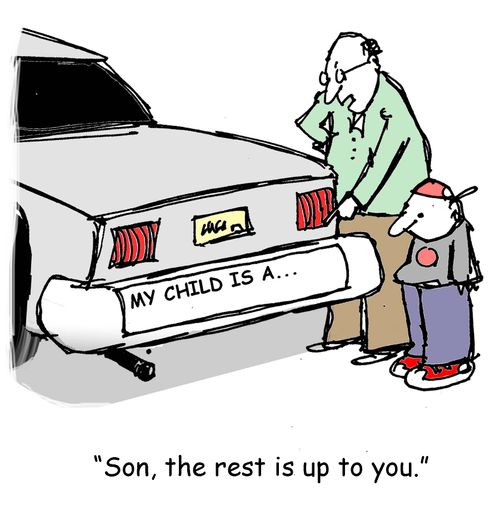 "Son, the rest is up to you."