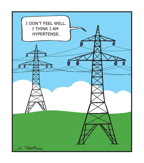 "I don't feel well. I think I am hypertense."