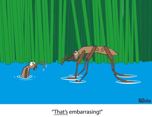 "That's embarrassing!"
