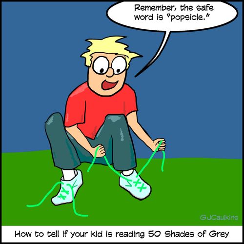 How to tell if your kid reading 50 Shades of Grey.