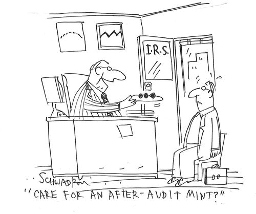 "Care for an after-audit mint?"